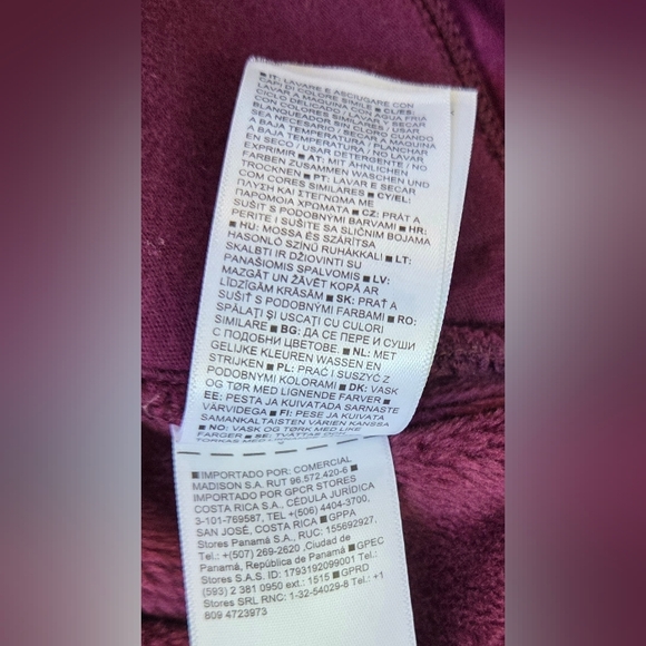 Athleta Womens Cozy Karma Funnel Neck Sweatshirt Burgundy Size Small Pockets - Picture 13 of 13